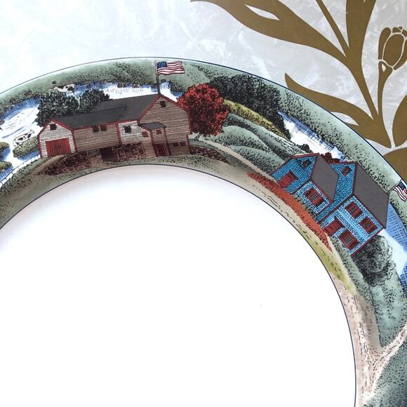 Noritake Epoch Exclusives E203 Pioneer Bay Americana Charger Dinner Plate - Picture 4 of 6